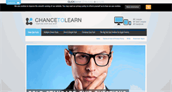 Desktop Screenshot of chancetolearn.com